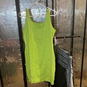 Wild Fable Neon Green Mini Dress
